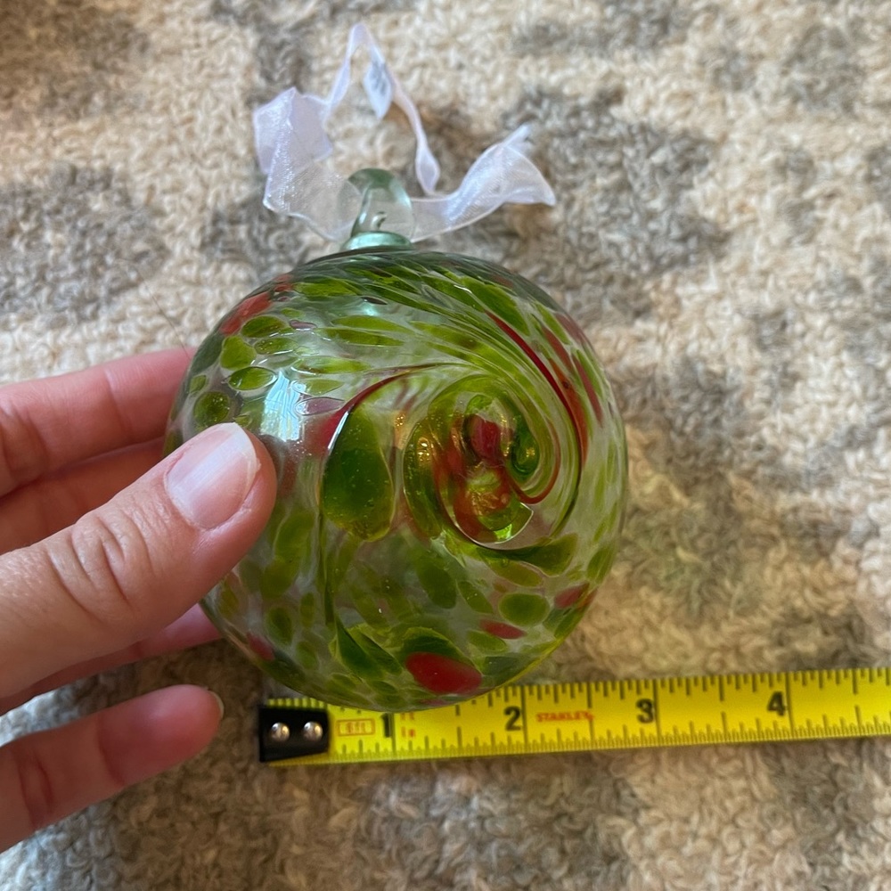 Crate&Barrel Glass Ornament